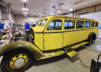 view of the car before repair and paint